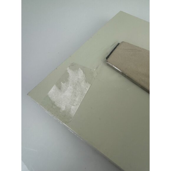 VTG Marjolein Bastin Easeled Heavy Art Plaque Bird Winter Bench Song of Hope NEW - Picture 8 of 8